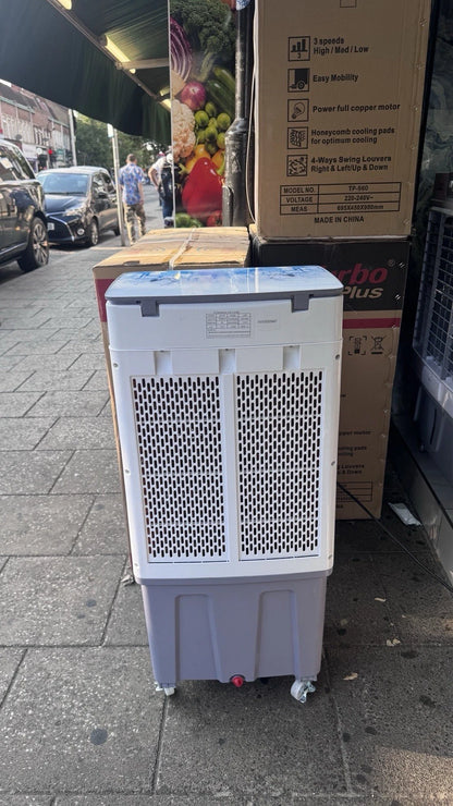 SONIC SN-555 Portable Evaporative Air Cooler 45L 110W 5000m³/h White/Grey